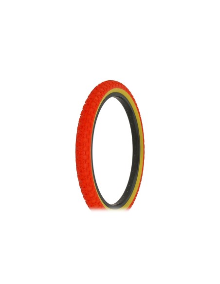 Tire 20 x 2.125 Red/Gum Side Wall HF-143G.